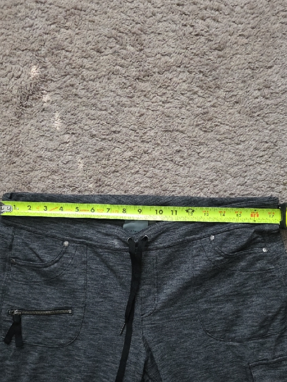 Athleta Dark Charcoal Heather Cargo Joggers - Picture 5 of 5